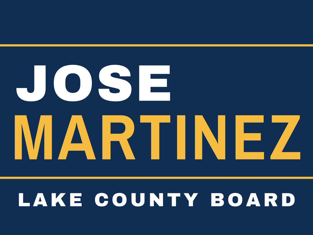 Jose Martinez for Lake County Board District 1 campaign logo