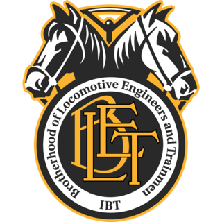 Brotherhood of Locomotive Engineers and Trainmen (BLET) emblem, endorsement of Jose Martinez