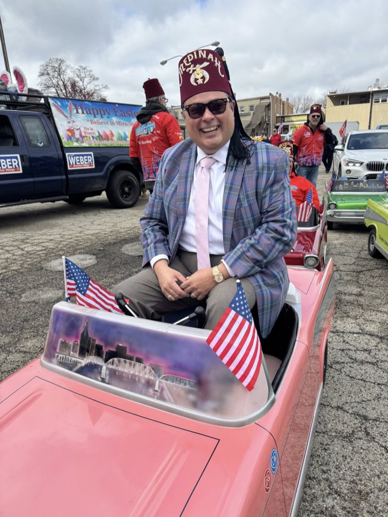 Jose Martinez at a community parade